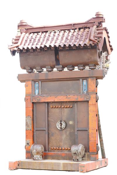 “工業(yè)廢棄物雕塑”喚醒城市記憶（美麗中國）