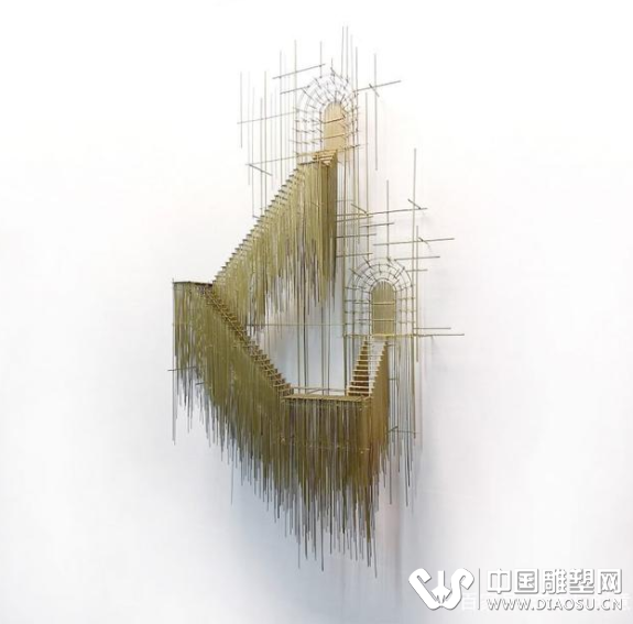 巴塞羅那藝術家大衛(wèi)莫雷諾用鋼絲創(chuàng)作的令人驚嘆的雕塑