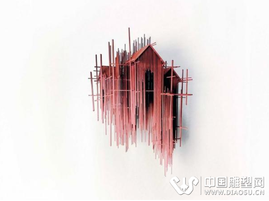 巴塞羅那藝術家大衛(wèi)莫雷諾用鋼絲創(chuàng)作的令人驚嘆的雕塑