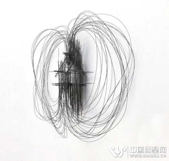 巴塞羅那藝術家大衛(wèi)莫雷諾用鋼絲創(chuàng)作的令人驚嘆的雕塑