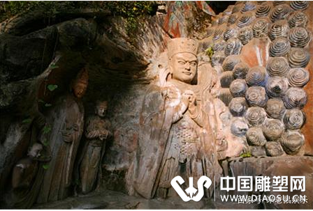 古代雕塑大師的鬼斧神工，大足石刻，雄偉的雕塑！