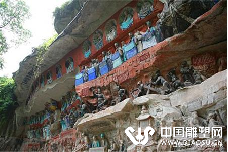 古代雕塑大師的鬼斧神工，大足石刻，雄偉的雕塑！