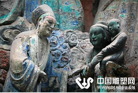古代雕塑大師的鬼斧神工，大足石刻，雄偉的雕塑！