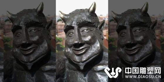 看起來(lái)“太快樂(lè)”而被投訴 西班牙的自拍“魔鬼”雕塑引發(fā)抗議