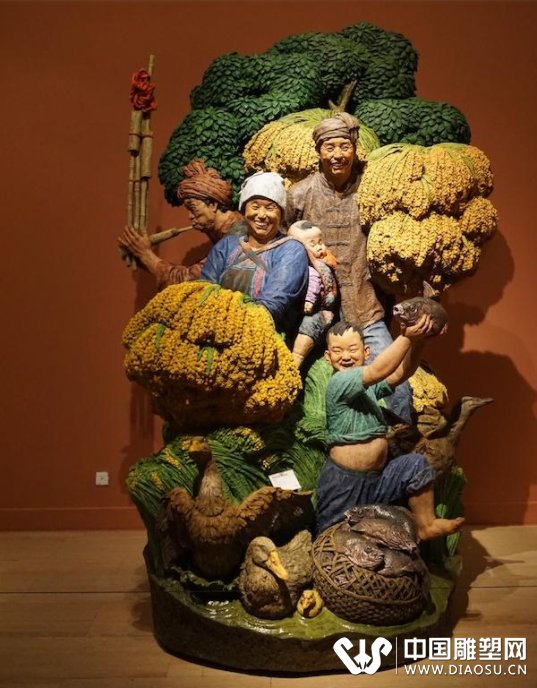 雕塑里的傣族藏族壯族維吾爾族，全國雕塑藝術(shù)展在京舉辦