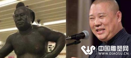 被雕塑組織盯上了？何炅再與雕像撞臉